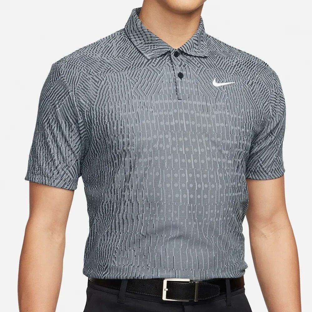 Nike Golf Dri-Fit ADV Tour Textured Short Sleeve Polo jersey FD5731-065 Small